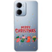 Прозорий чохол BoxFace Xiaomi Redmi 15A Merry Christmas