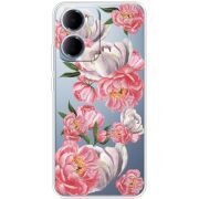 Прозорий чохол BoxFace Xiaomi Redmi 15A Peony Watercolor Style