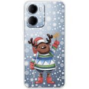 Прозорий чохол BoxFace Xiaomi Redmi 15A Christmas Deer with Snow