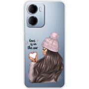 Прозорий чохол BoxFace Xiaomi Redmi 15A love is in the air
