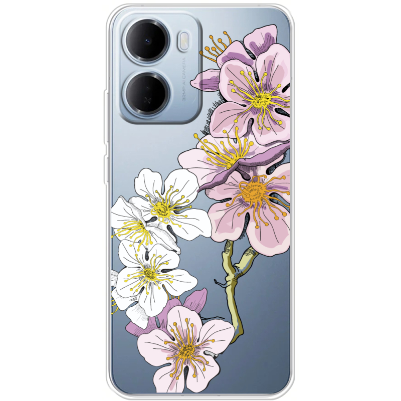 Прозорий чохол BoxFace Xiaomi Redmi 15A Cherry Blossom