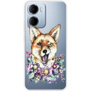 Прозорий чохол BoxFace Xiaomi Redmi 15A Winking Fox