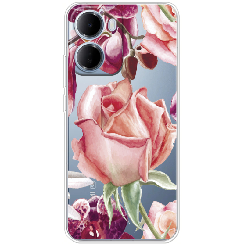 Прозорий чохол BoxFace Xiaomi Redmi 15A Rose