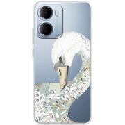 Прозорий чохол BoxFace Xiaomi Redmi 15A Swan