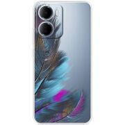 Прозорий чохол BoxFace Xiaomi Redmi 15A Feathers