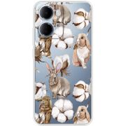 Прозорий чохол BoxFace Xiaomi Redmi 15A Cotton and Rabbits