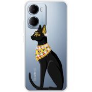 Чохол зі стразами Xiaomi Redmi 15A Egipet Cat