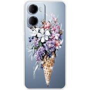 Чохол зі стразами Xiaomi Redmi 15A Ice Cream Flowers