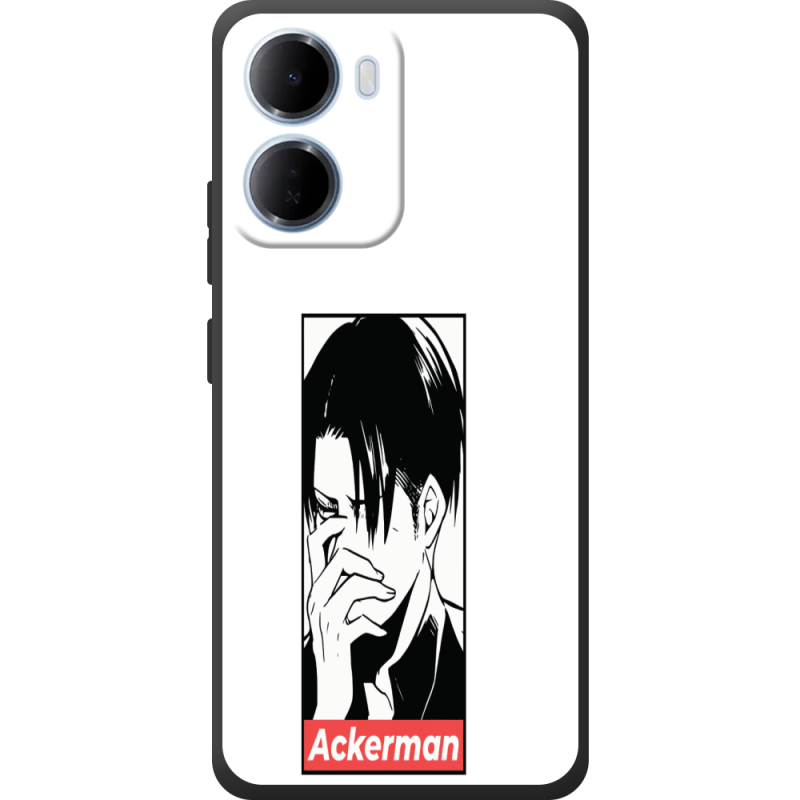 Чорний чохол BoxFace Xiaomi Redmi 15A Attack On Titan - Ackerman