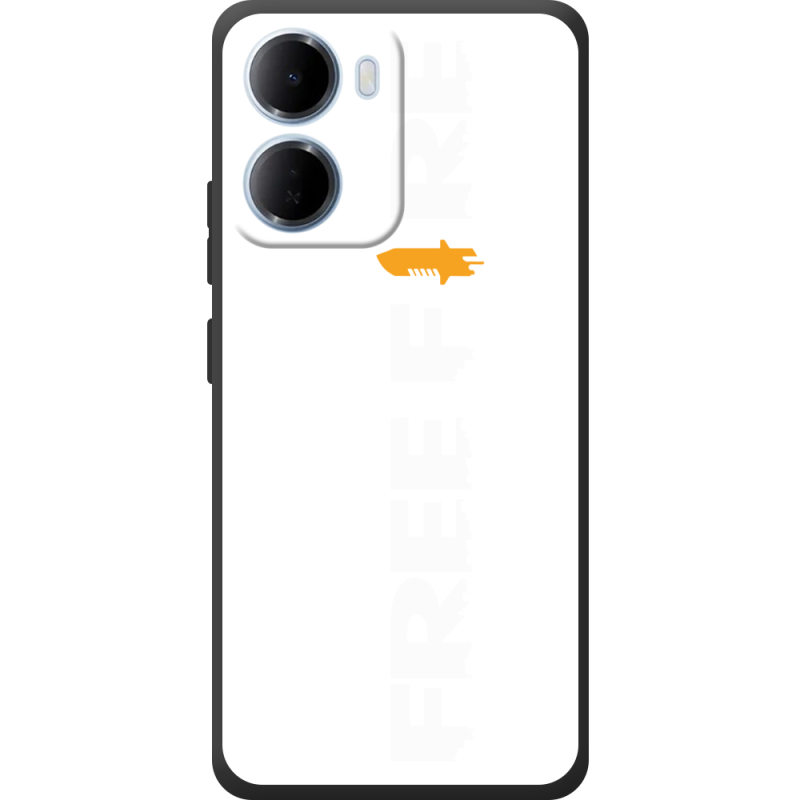 Чорний чохол BoxFace Xiaomi Redmi 15A Free Fire White Logo