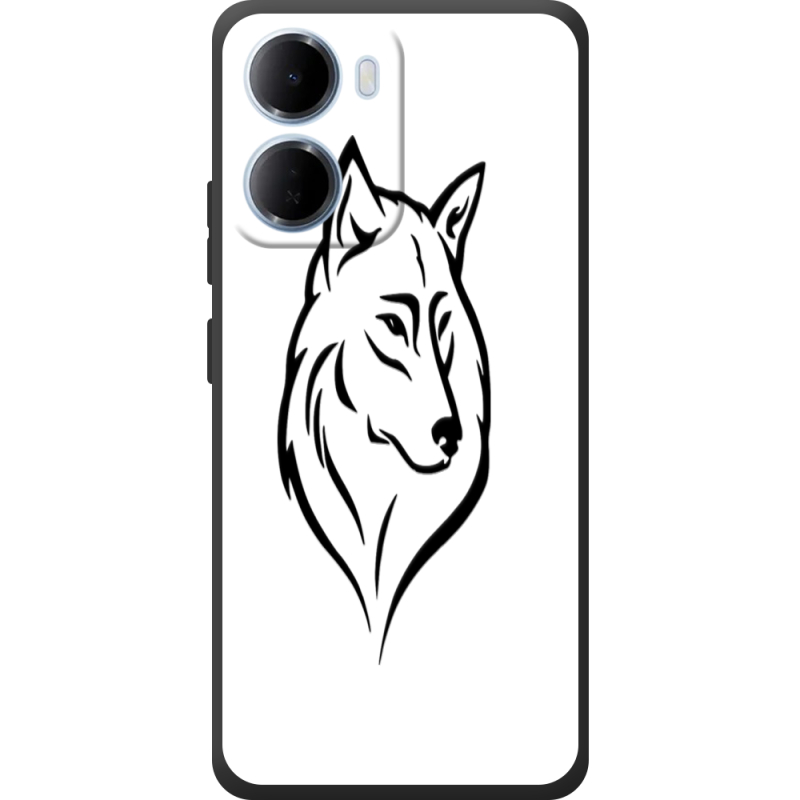 Чорний чохол BoxFace Xiaomi Redmi 15A Wolf