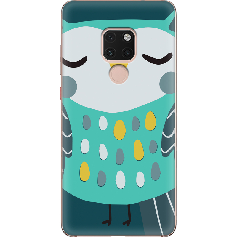 Чехол Uprint Huawei Mate 20 Green Owl