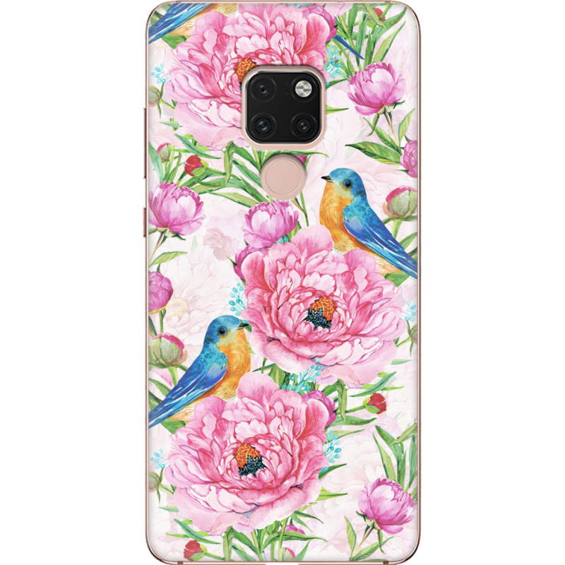 Чехол Uprint Huawei Mate 20 Birds and Flowers