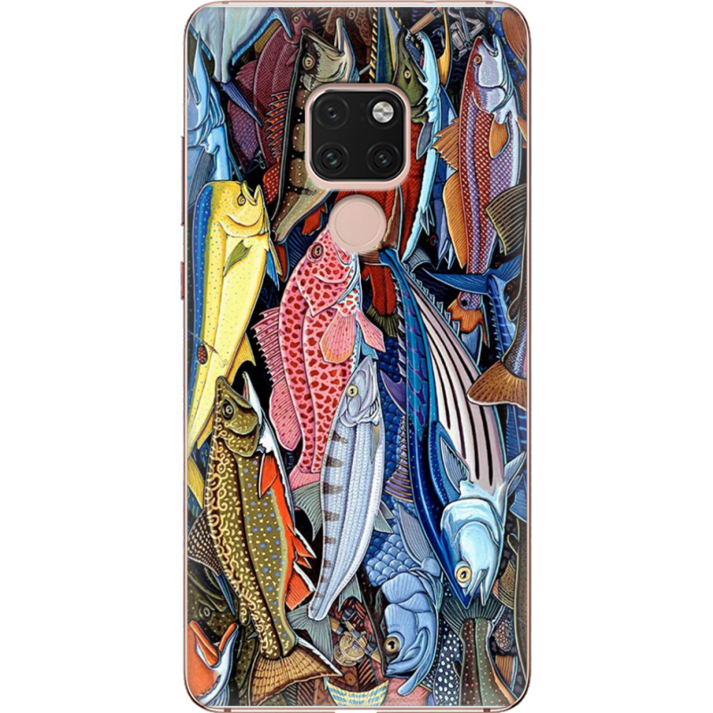 Чехол Uprint Huawei Mate 20 Sea Fish