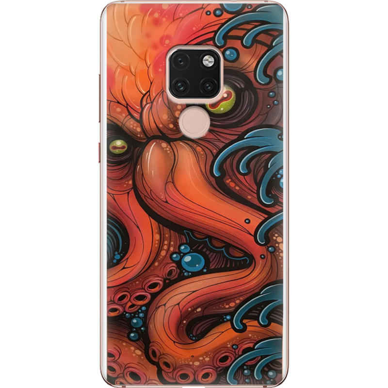 Чехол Uprint Huawei Mate 20 Octopus