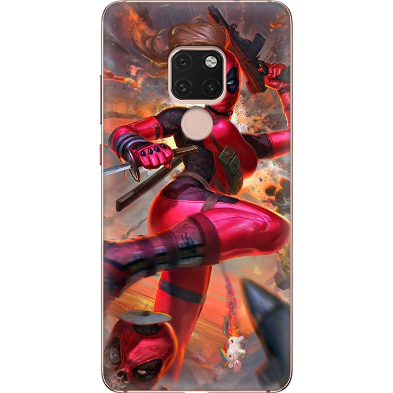 Чехол Uprint Huawei Mate 20 Woman Deadpool