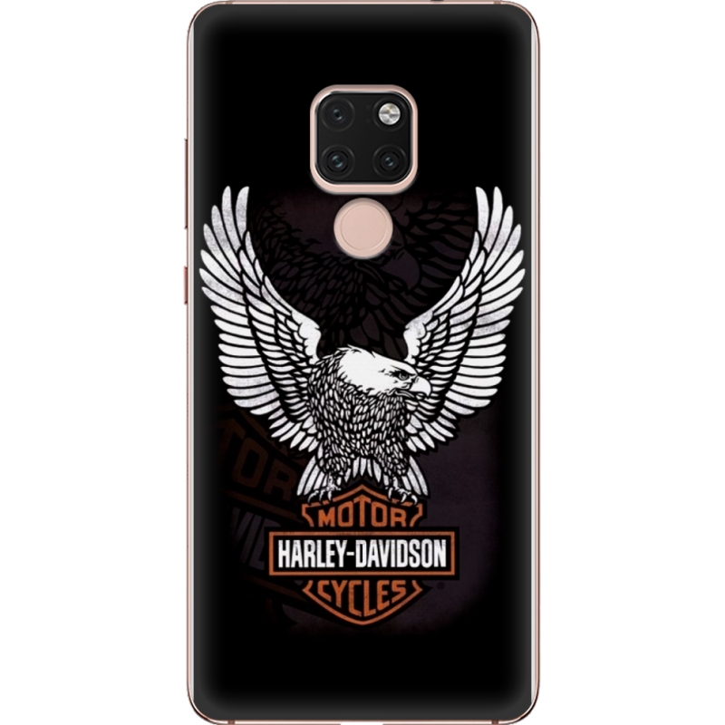 Чехол Uprint Huawei Mate 20 Harley Davidson and eagle