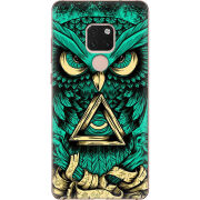 Чехол Uprint Huawei Mate 20 Masonic Owl