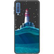 Черный чехол Uprint Samsung A750 Galaxy A7 2018 Lighthouse