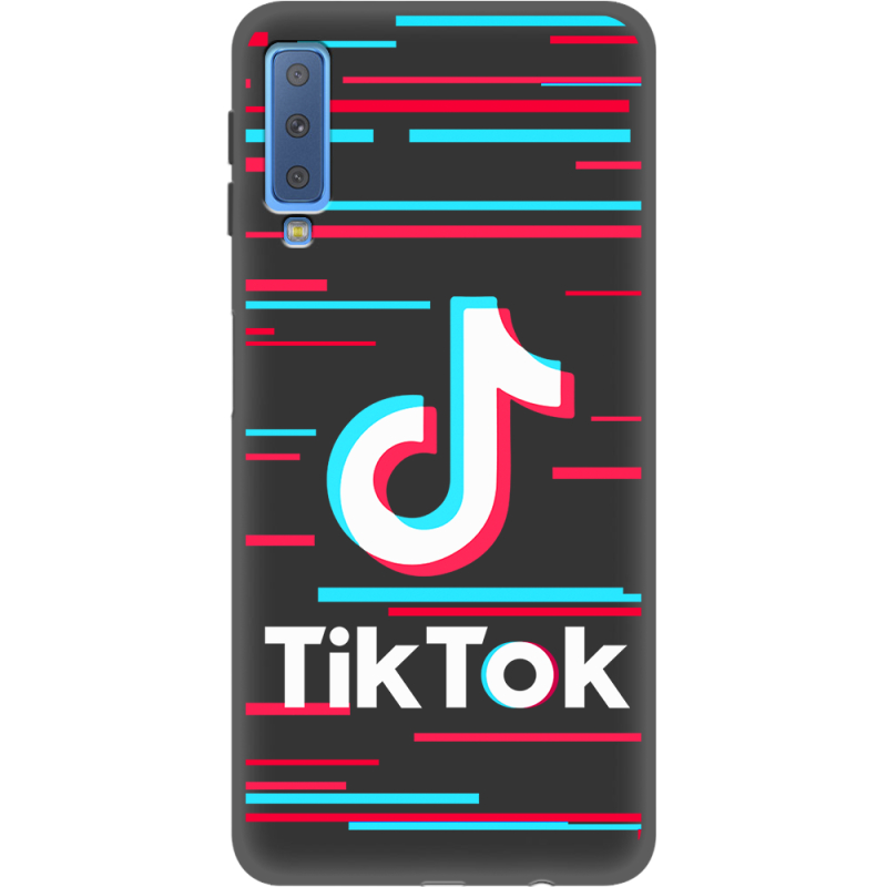 Черный чехол Uprint Samsung A750 Galaxy A7 2018 Tik Tok