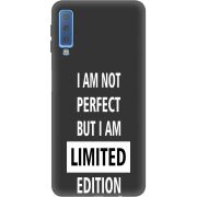 Черный чехол Uprint Samsung A750 Galaxy A7 2018 Limited Edition