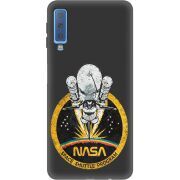Черный чехол Uprint Samsung A750 Galaxy A7 2018 NASA Spaceship