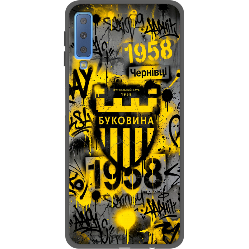 Черный чехол Uprint Samsung A750 Galaxy A7 2018 