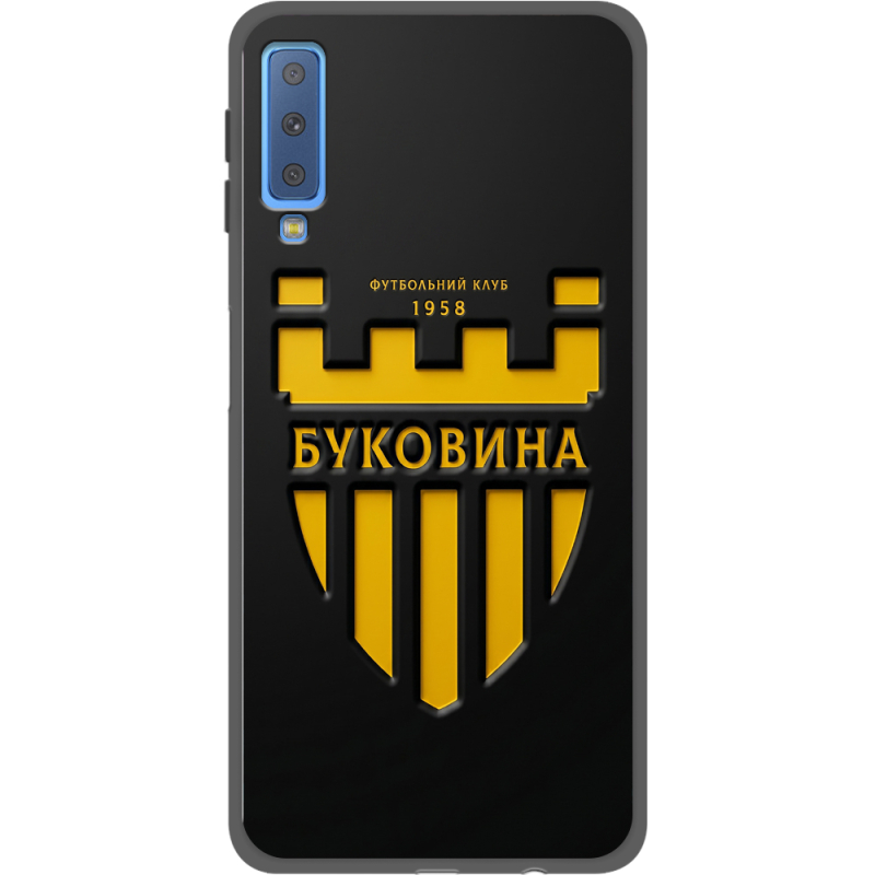 Черный чехол Uprint Samsung A750 Galaxy A7 2018 