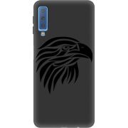 Черный чехол Uprint Samsung A750 Galaxy A7 2018 Eagle