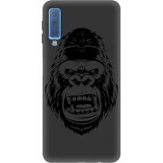 Черный чехол Uprint Samsung A750 Galaxy A7 2018 Gorilla