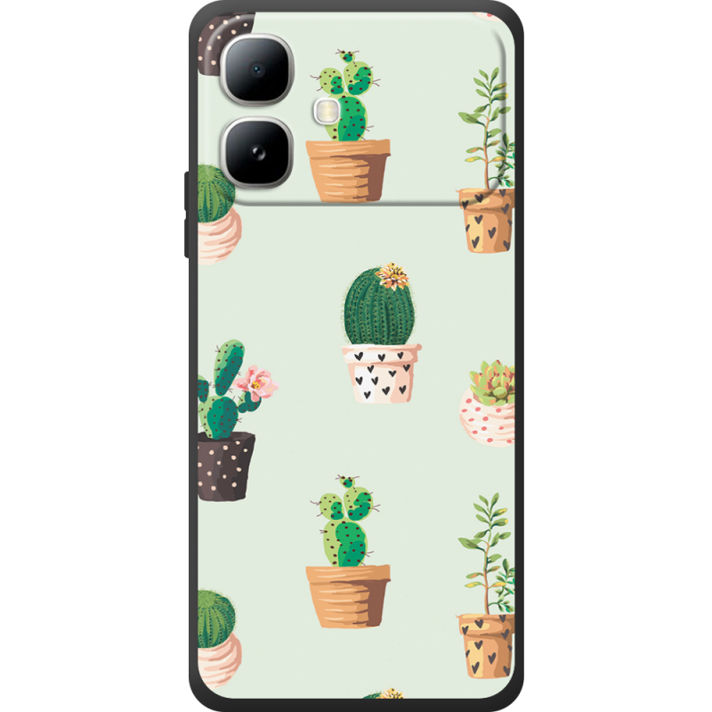 Чохол BoxFace Infinix Smart 20 L-green Cacti