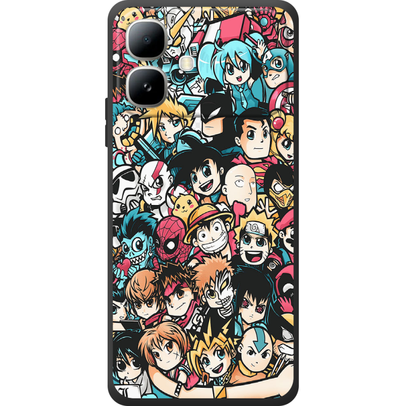 Чохол BoxFace Infinix Smart 20 Anime Stickers