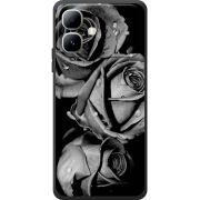 Чохол BoxFace Infinix Smart 20 Black and White Roses