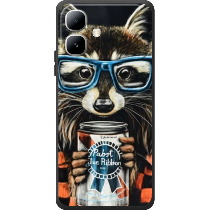 Чохол BoxFace Infinix Smart 20 Енот с банкой