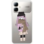 Прозорий чохол BoxFace Infinix Smart 20 Winter Morning Girl