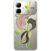 Прозорий чохол BoxFace Infinix Smart 20 Cute Mermaid