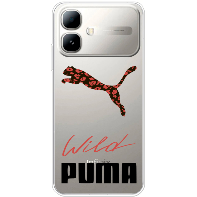 Прозорий чохол BoxFace Infinix Smart 20 Wild Cat