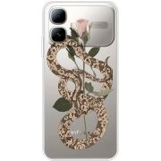 Прозорий чохол BoxFace Infinix Smart 20 Glamor Snake
