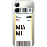 Прозорий чохол BoxFace Infinix Smart 20 Ticket Miami