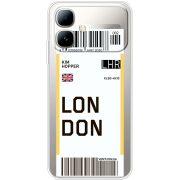 Прозорий чохол BoxFace Infinix Smart 20 Ticket London