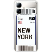 Прозорий чохол BoxFace Infinix Smart 20 Ticket New York