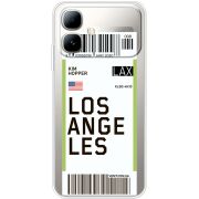 Прозорий чохол BoxFace Infinix Smart 20 Ticket Los Angeles