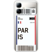 Прозорий чохол BoxFace Infinix Smart 20 Ticket Paris