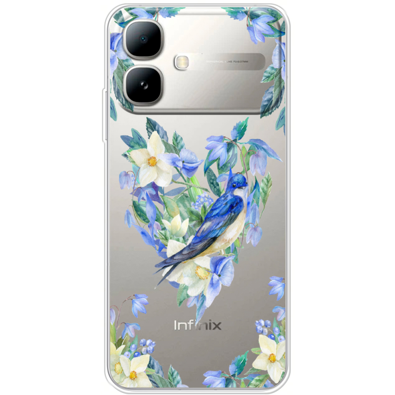Прозорий чохол BoxFace Infinix Smart 20 Spring Bird