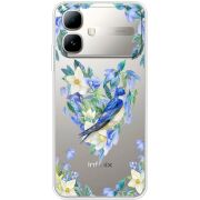 Прозорий чохол BoxFace Infinix Smart 20 Spring Bird