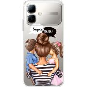 Прозорий чохол BoxFace Infinix Smart 20 Super Mama