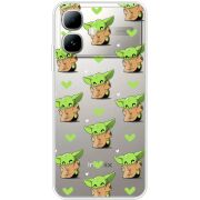 Прозорий чохол BoxFace Infinix Smart 20 Pattern Baby Yoda