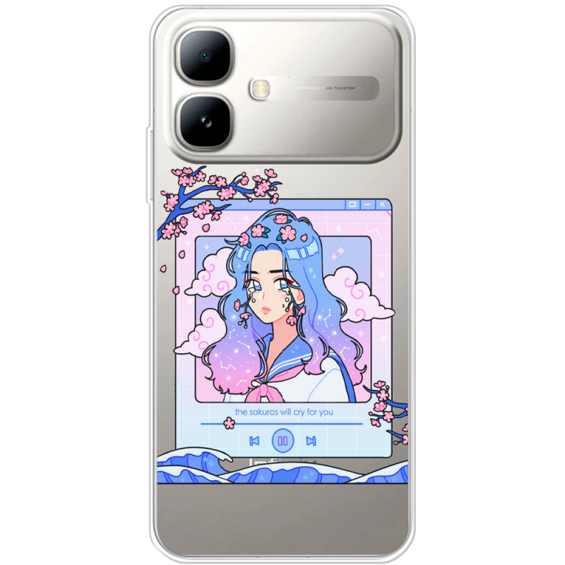 Прозорий чохол BoxFace Infinix Smart 20 The Sakuras Will Cry For You