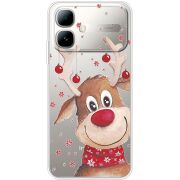 Прозорий чохол BoxFace Infinix Smart 20 Winter Deer