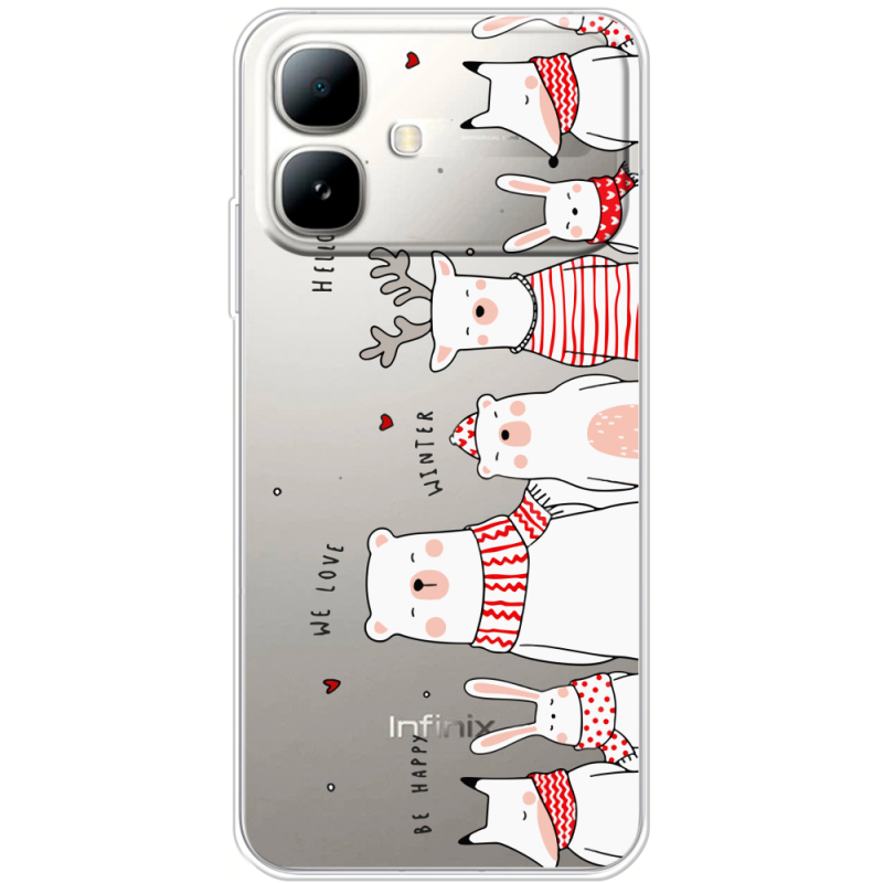 Прозорий чохол BoxFace Infinix Smart 20 The Friendly Beasts